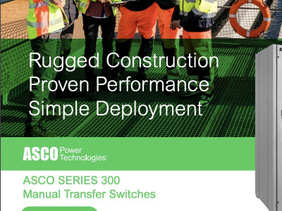ASCO Series 300 Manual Transfer Switches - Brochure