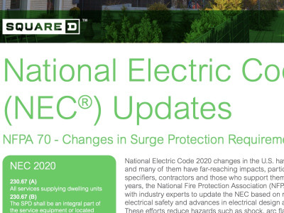 National Electric Code (NEC®) Updates - Handout