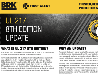 BRK UL217 8th Edition Update